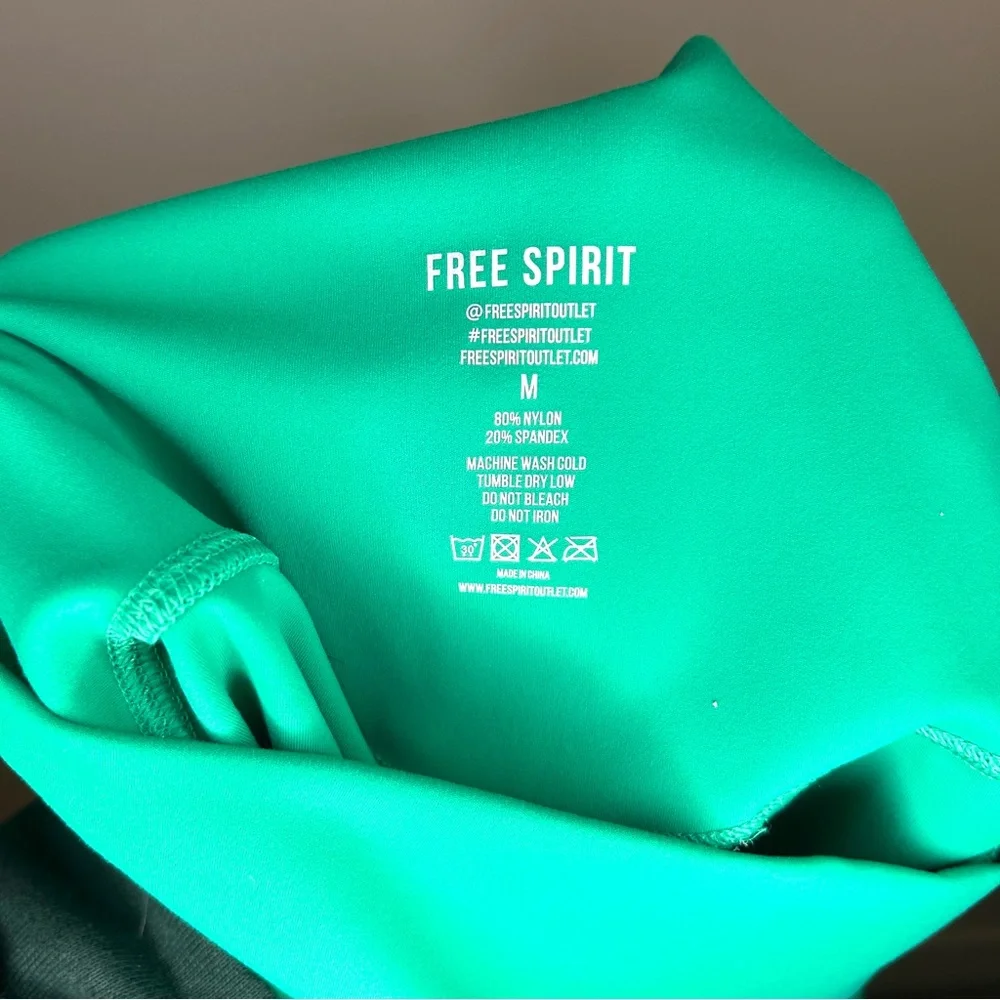Brand new free spirit Green Women's biker Shorts - Picture 4 of 5